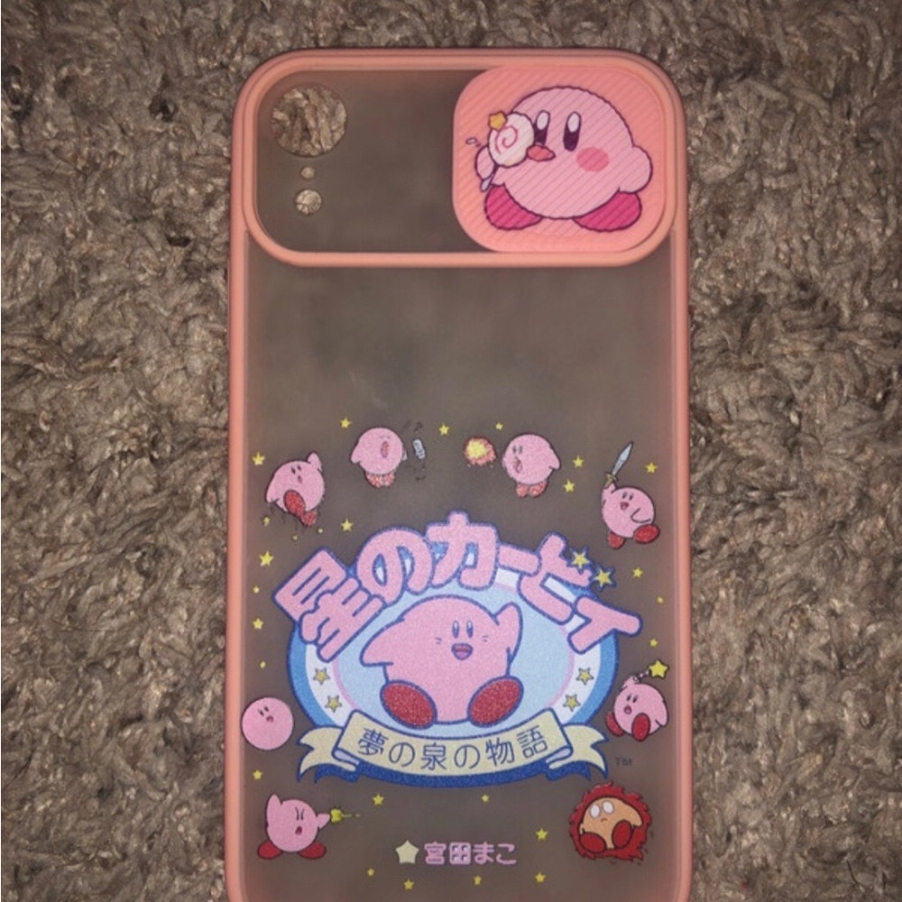 Kirby Themed Pink Phone Case